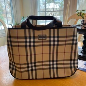 Burberry Burberry House Check PVC Tote